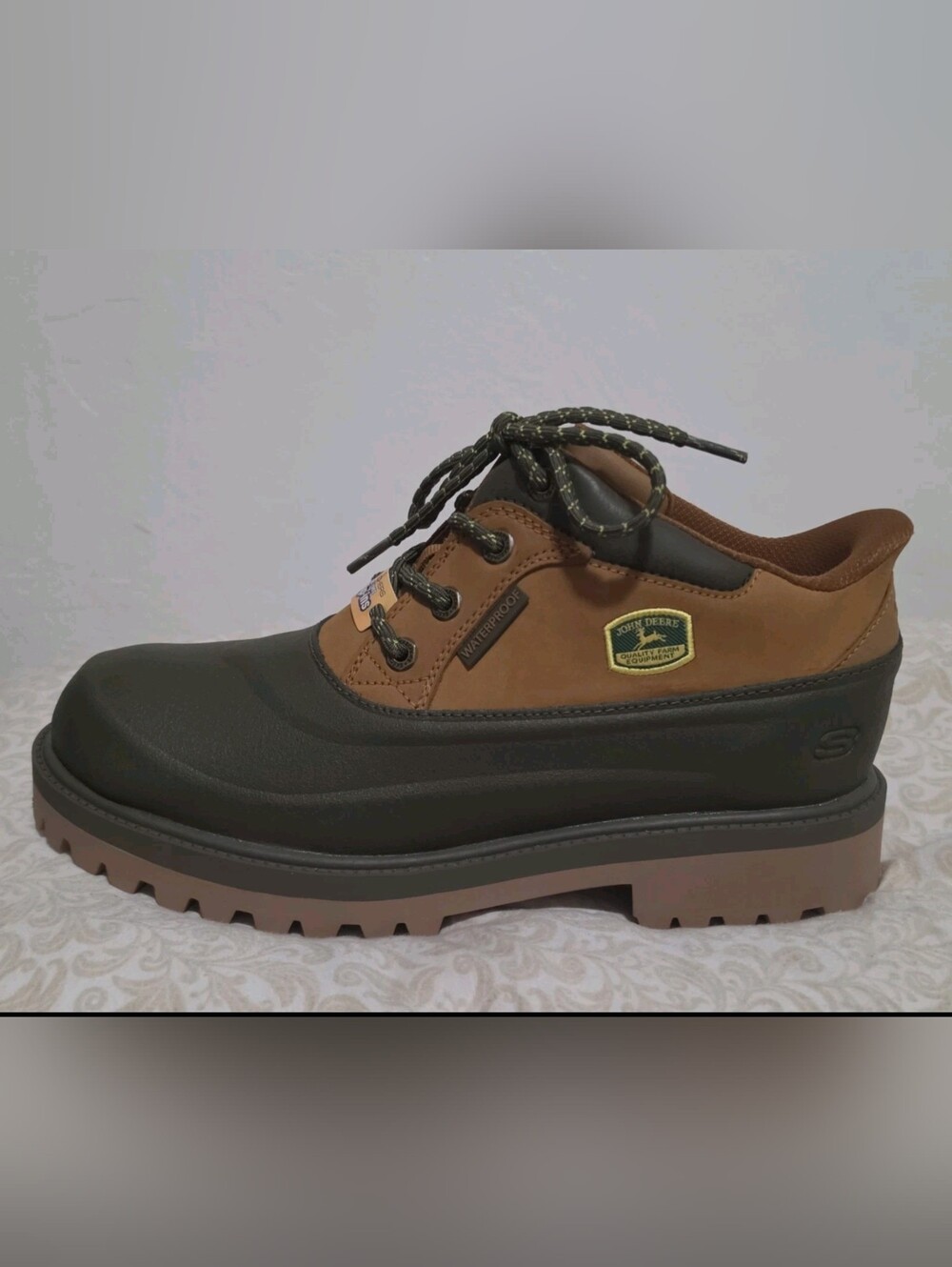 Skechers John Deere Sergeants  Aldridge Waterproof Boot ~ Olive Men's: 10.5 *NWT